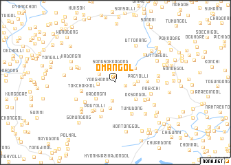 map of Oman-gol