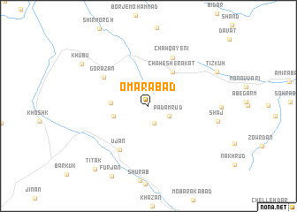 map of ‘Omarābād