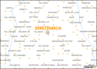 map of Omâr Zoubâchi