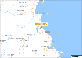 map of Omauas