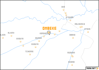 map of Ombéké