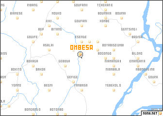 map of Ombésa