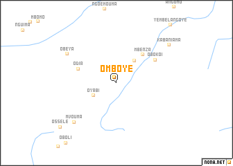 map of Omboye