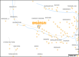 map of Ŏmdong-ni