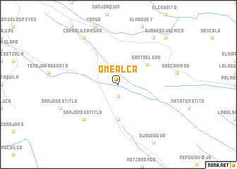 map of Omealca