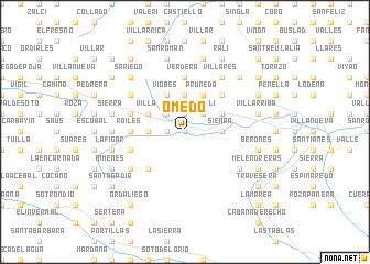 map of Omedo