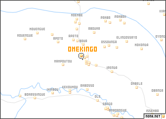 map of Omékingo