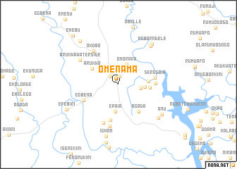 map of Omenama