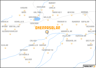 map of Ömerpaşalar