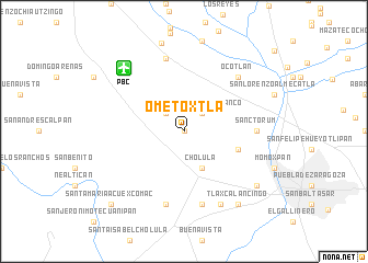 map of Ometoxtla