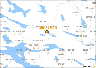 map of Ömmelsbo