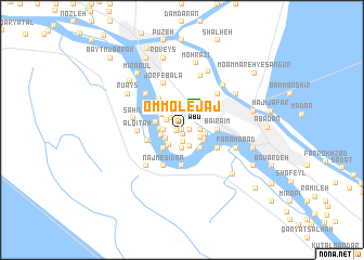 map of Omm ol ‘Ejāj