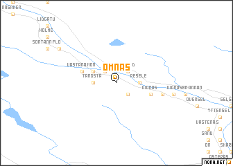 map of Omnäs