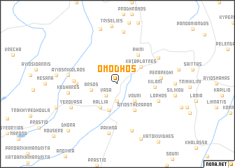 map of Omodhos