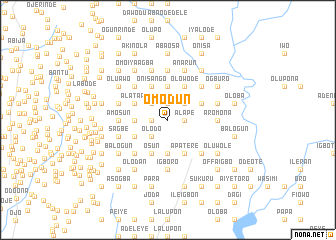 map of Omodun