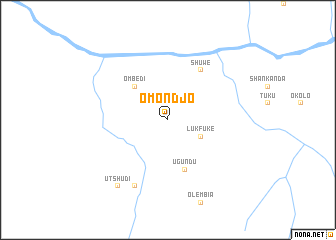 map of Omondjo
