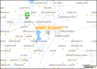 map of Omonita Campo