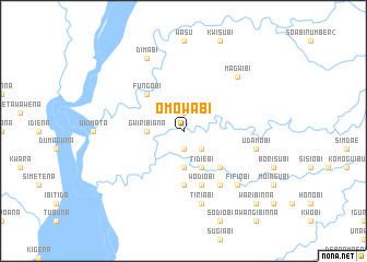 map of Omowabi