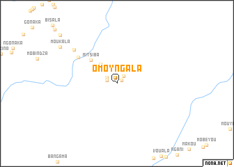 map of Omoy Ngala