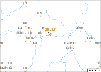 map of Omula