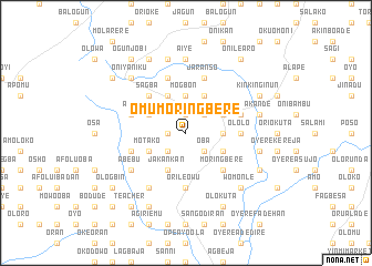 map of Omu Moringbere