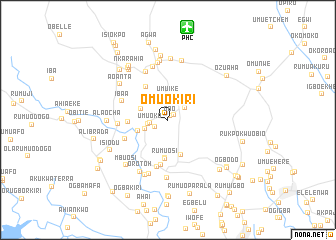 map of Omuokiri