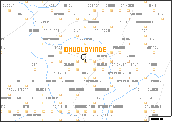 map of Omu Oloyinde