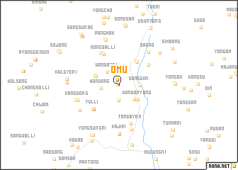 map of Omu