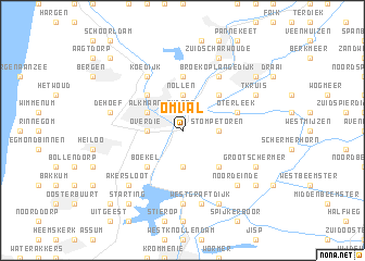map of Omval