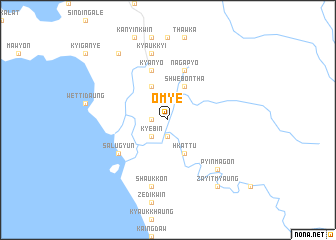 map of Omye