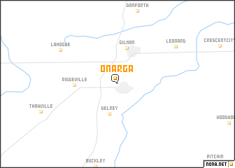 map of Onarga