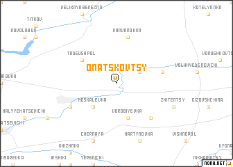 map of Onatskovtsy