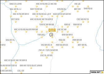 map of Oña