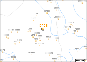 map of Once