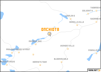 map of Onchiota