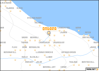 map of Ondara