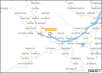 map of Ondaw