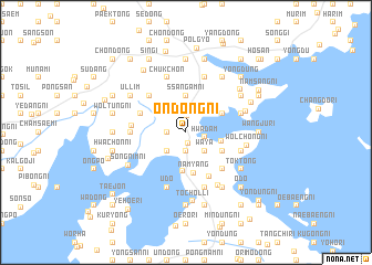 map of Ondong-ni