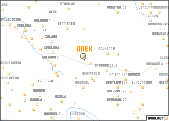map of Onek