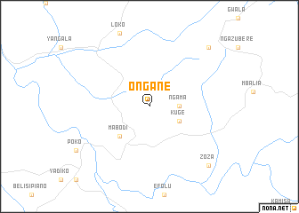map of Ongane
