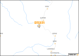 map of Ongeri