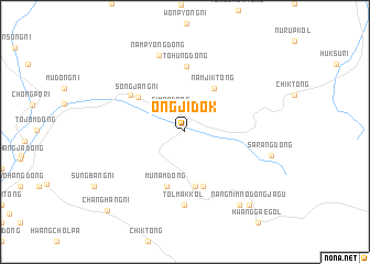 map of Ongjidŏk