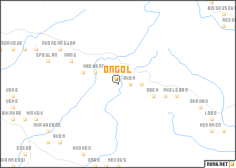 map of Ongol