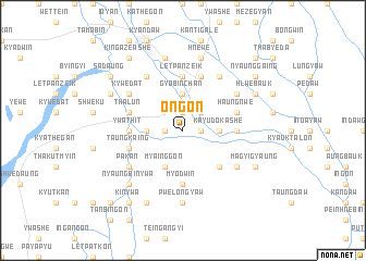 map of Ongon