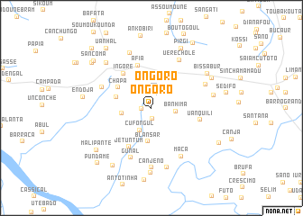 map of Ongoró