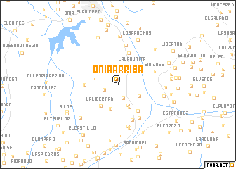 map of Onia Arriba