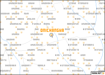 map of Onicha Ngwa