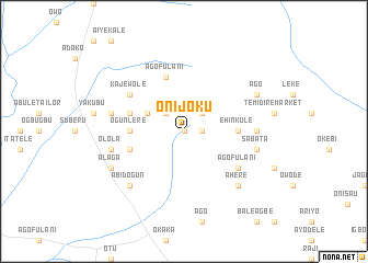 map of Onijoku