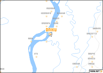 map of Oniku