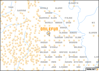 map of Onilefun